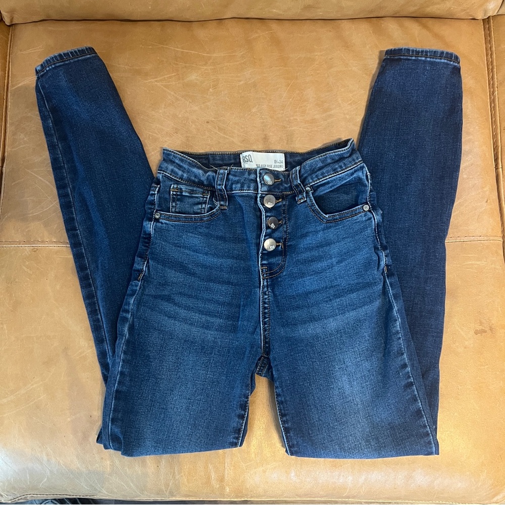 RSQ High Rise Dark Blue Jeans
